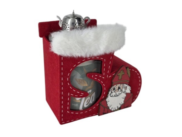 Sint schoen met S venster - Gevuld Sint schoen met S venster - Gevuld